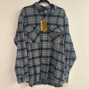New With Tags RedHead Navy Plaid Flannel